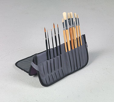 JUST STOW-IT® Easel Back Brush Case